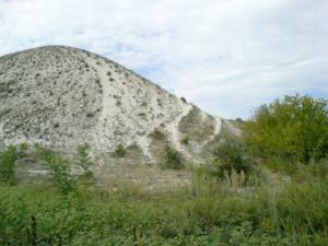 Тропинки на меловой горе.JPG